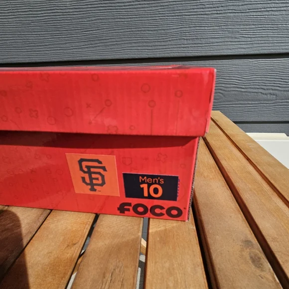 FOCO San Francisco Giants Big Logo High Top Canvas Shoes Black Mens 10 NWOT - Picture 11 of 12